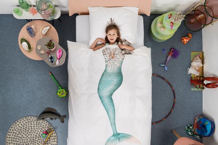 Adverteerder Adviseren Electrificeren Mermaid dekbedovertrek