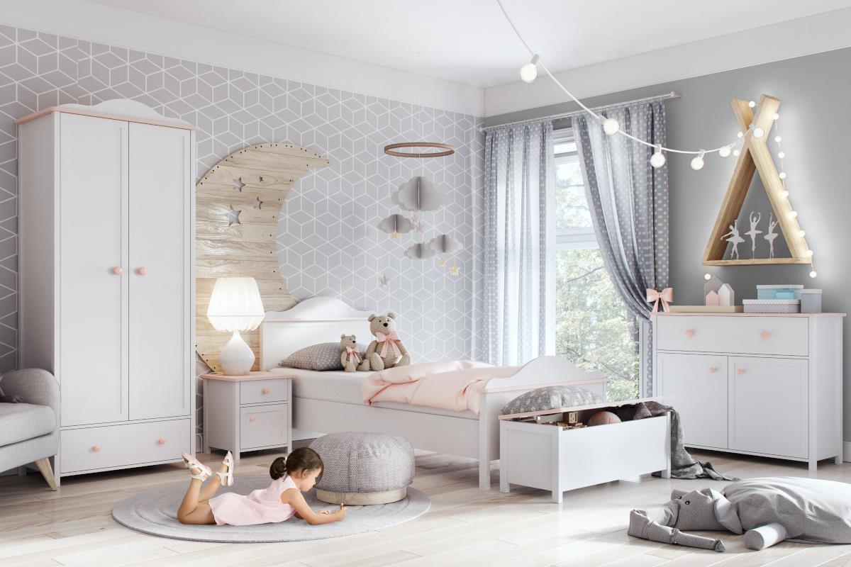 Matras voor kind of tiener op een kinderbed of tienerbed