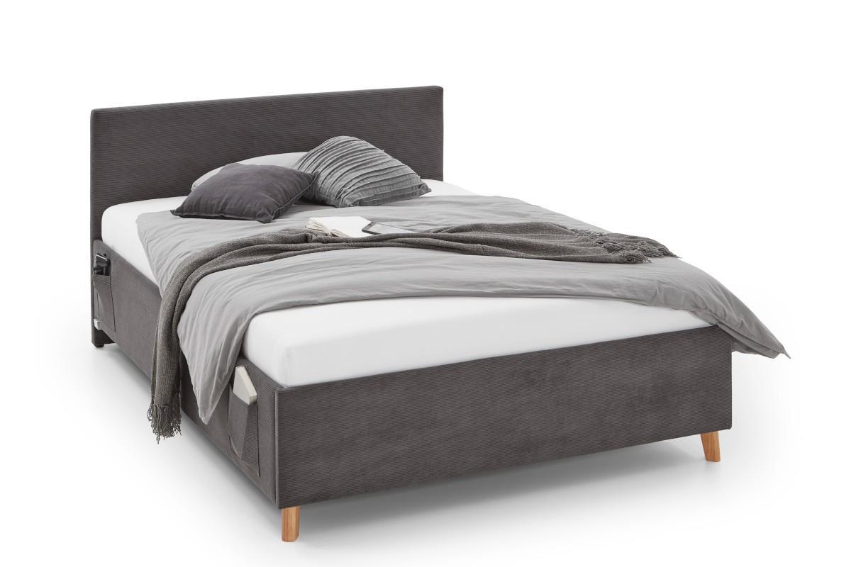 Gestoffeerd Bed Cool 120x200 Antraciet