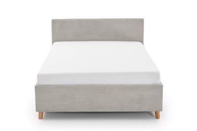 Gestoffeerd Bed Cool 120x200 Beige vooraanzicht