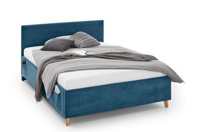 Gestoffeerd Bed Cool 120x200 Blauw