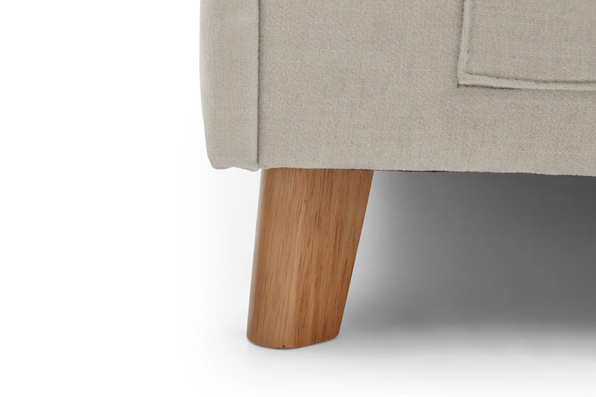 Gestoffeerd Bed Fun Beige poot