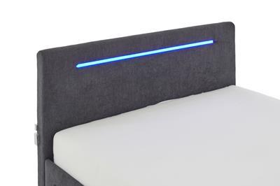 Gestoffeerd Bed Circle 140x200 Antraciet detail