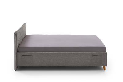 Gestoffeerd Bed Fun 140x200 Antraciet zijaanzicht