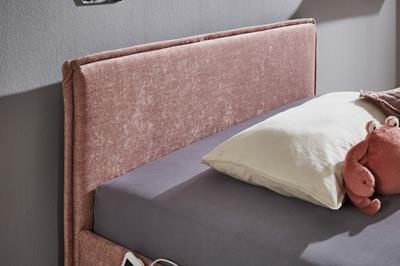 Gestoffeerd Bed Fun 140x200 Roze detail