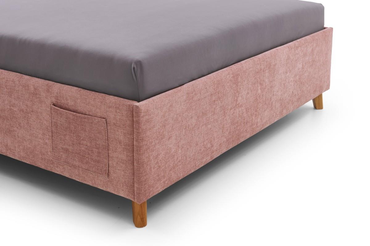Gestoffeerd Bed Fun 140x200 Roze detail