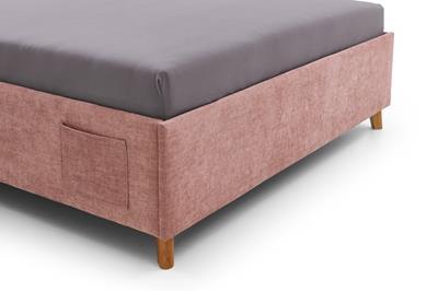 Gestoffeerd Bed Fun 140x200 Roze detail