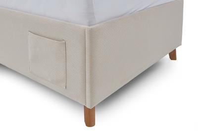 Gestoffeerd Bed Cool 90x200 Beige detail