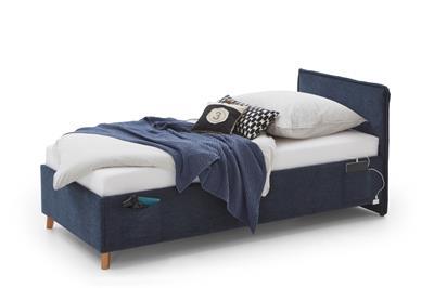Gestoffeerd Bed Fun 90x200 Blauw