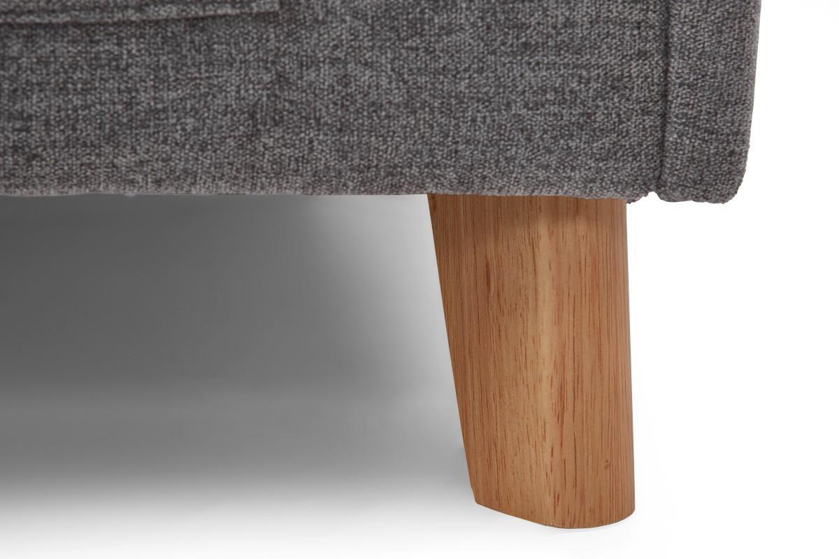 Gestoffeerd Bed Fun Antraciet poot