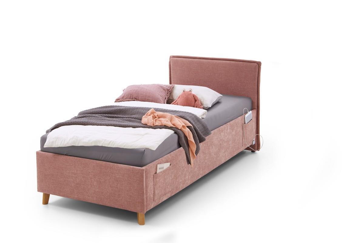 Gestoffeerd Bed Fun 90x200 Roze