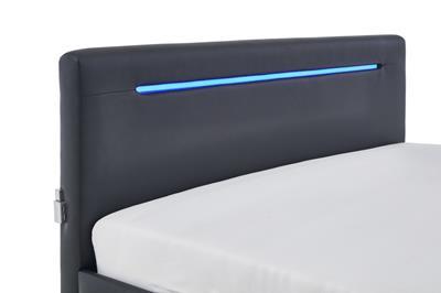 Gestoffeerd Bed Circle 120x200 Zwart detail