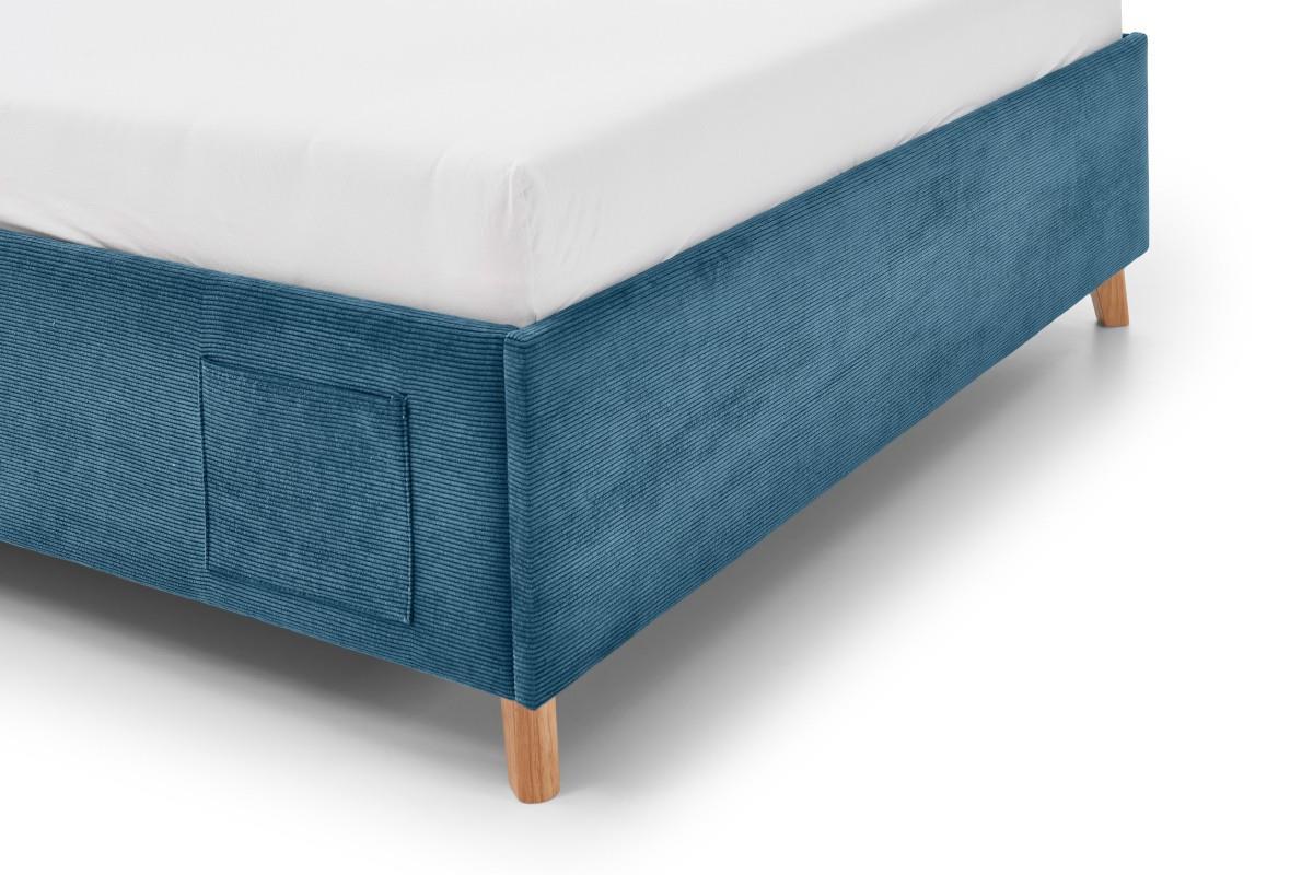 Gestoffeerd Bed Cool 120x200 Blauw detail