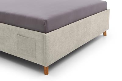 Gestoffeerd Bed Fun 120x200 Beige detail