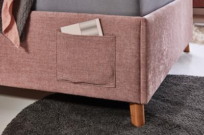 Gestoffeerd Bed Fun 120x200 Roze detail