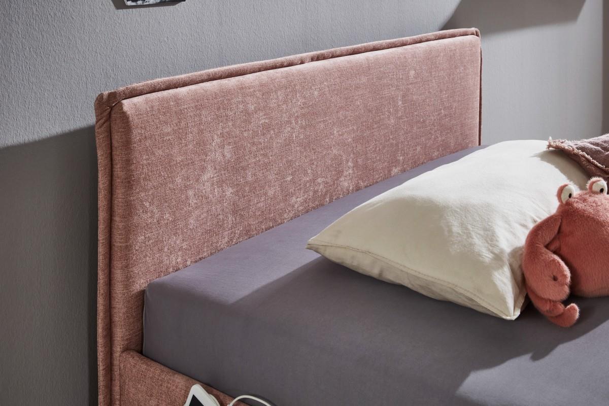 Gestoffeerd Bed Fun 120x200 Roze detail