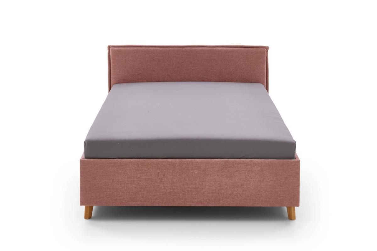 Gestoffeerd Bed Fun 120x200 Roze vooraanzicht