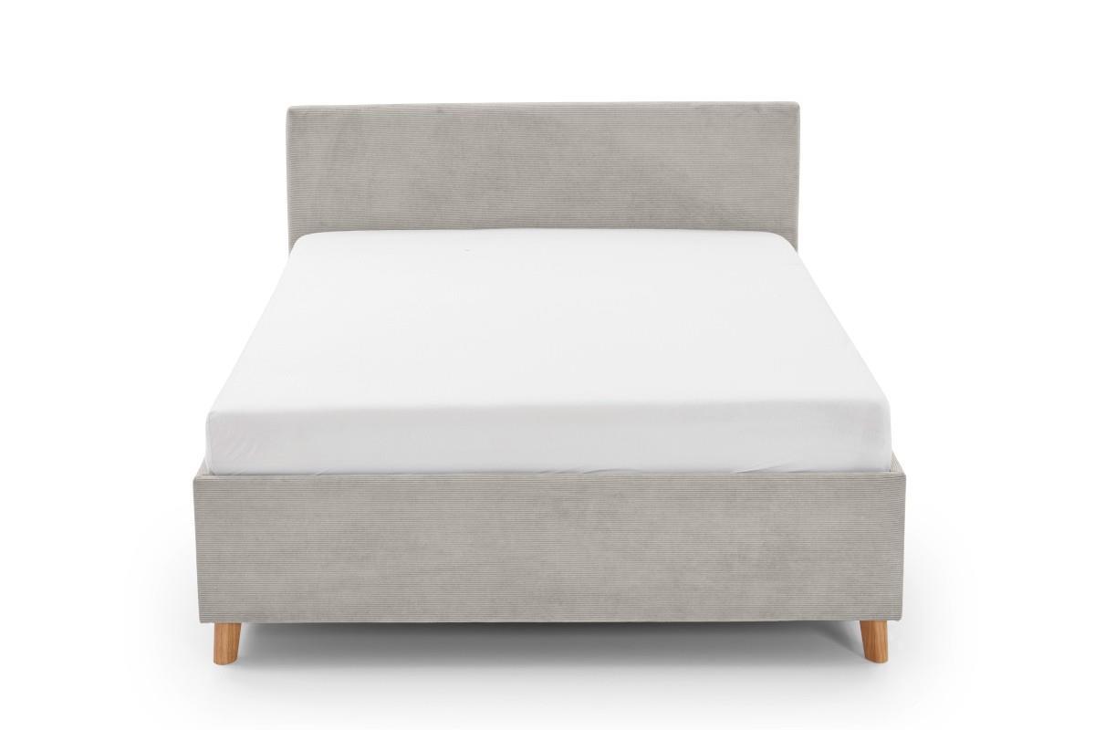 Gestoffeerd Bed Cool 140x200 Beige vooraanzicht