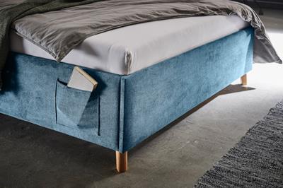 Gestoffeerd Bed Cool 140x200 Blauw detail