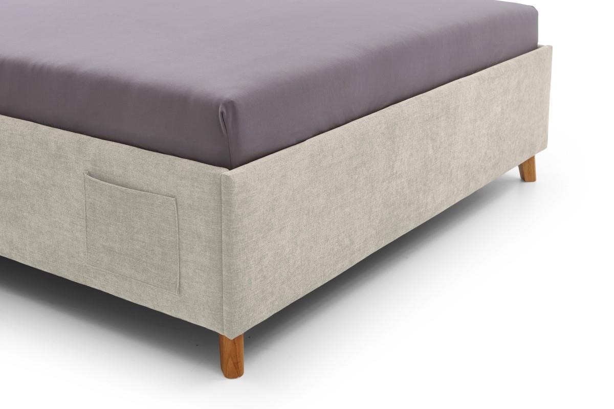 Gestoffeerd Bed Fun 140x200 Beige detail