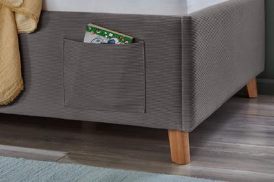 Gestoffeerd Bed Cool 90x200 Antraciet detail