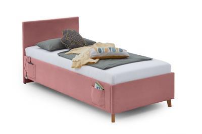 Gestoffeerd Bed Cool 90x200 Roze