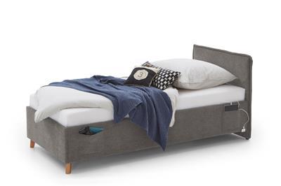 Gestoffeerd Bed Fun 90x200 Antraciet