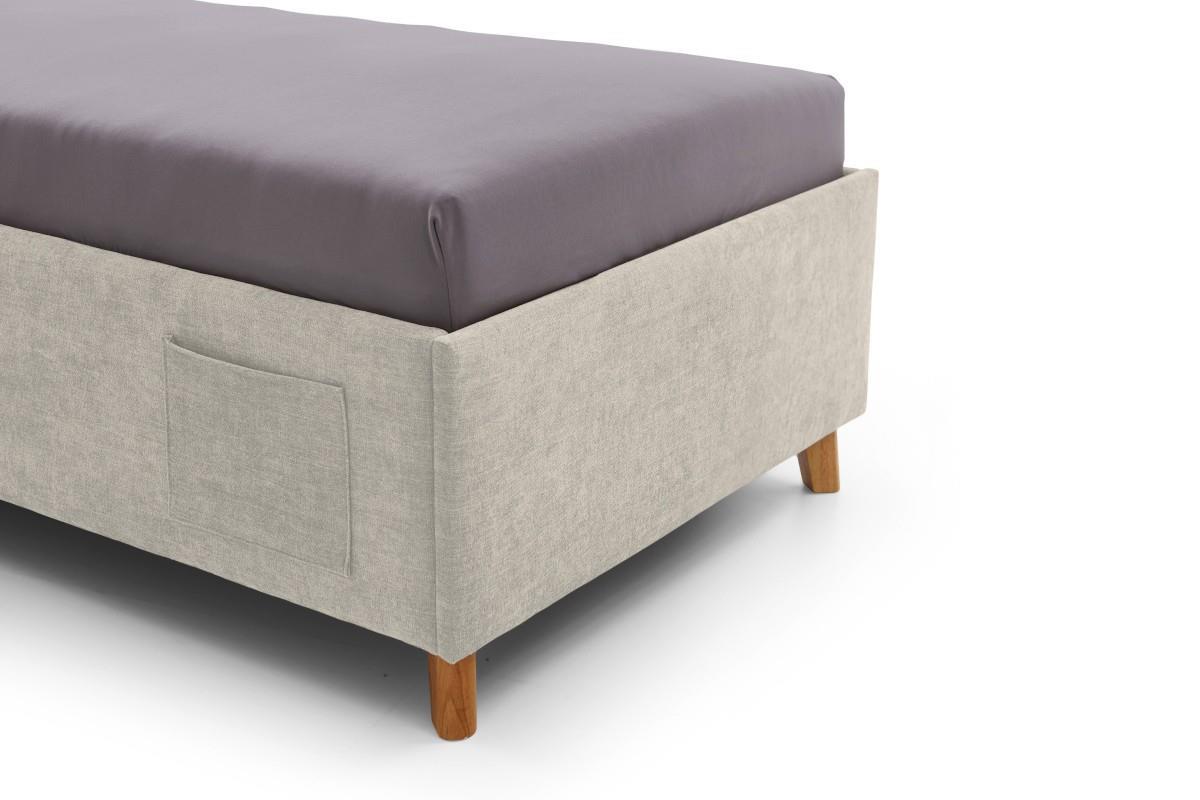 Gestoffeerd Bed Fun 90x200 Beige detail