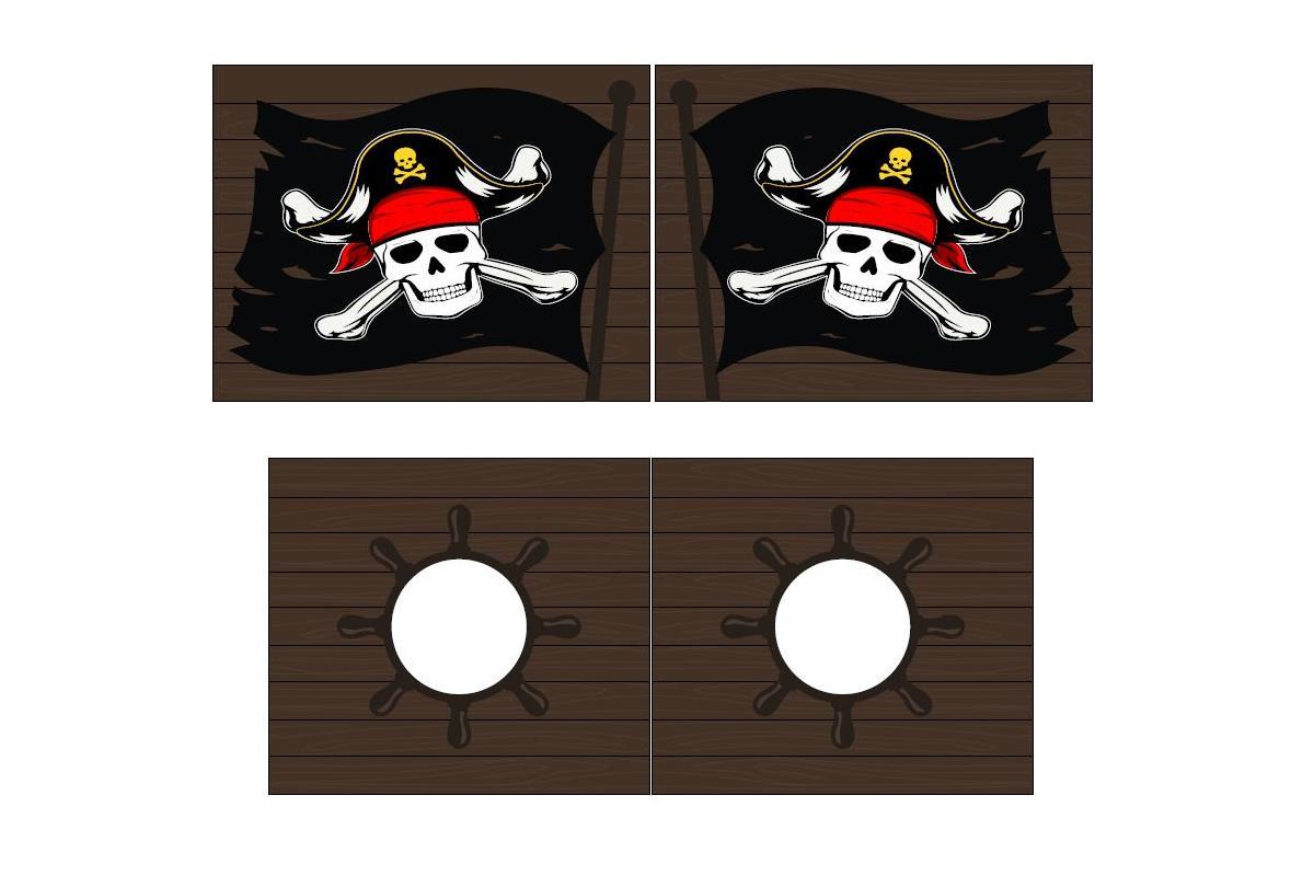 Speelgordijnenset Caribian Pirates