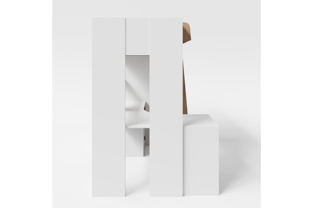 Hoogslaper Smart World 90-200 zijaanzicht