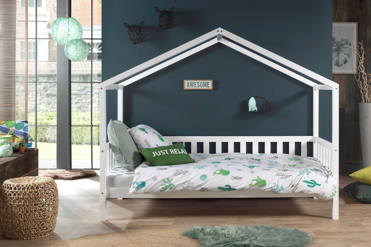 Vipack Dallas huisbed (laag) wit LAATSTE STUK!!!