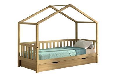Nature Huisbed Eik met Bedlade