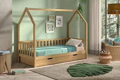 Nature Hutbed Eik met Bedlade