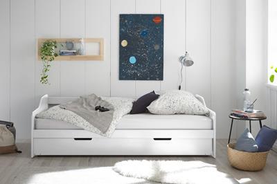 James Kajuitbed Wit sfeerfoto vooraanzicht