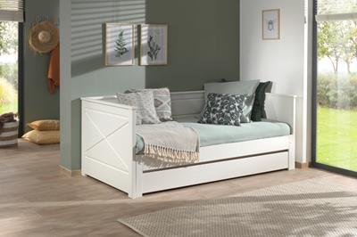 Scott kajuitbed combinatie met opberglade en uitschuifbed