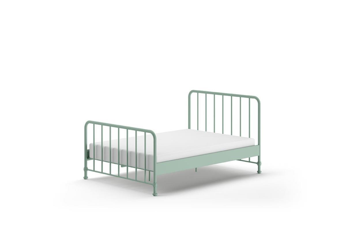 Bronxx metalen bed mat olive green 140/200