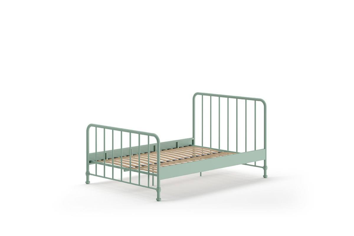 Bronxx metalen bed mat olive green 140/200