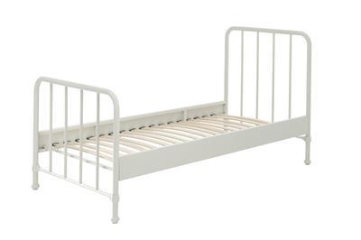 Bronxx metalen bed mat wit