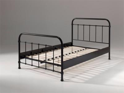 New York Metalen Kinderbed 120/200 Zwart