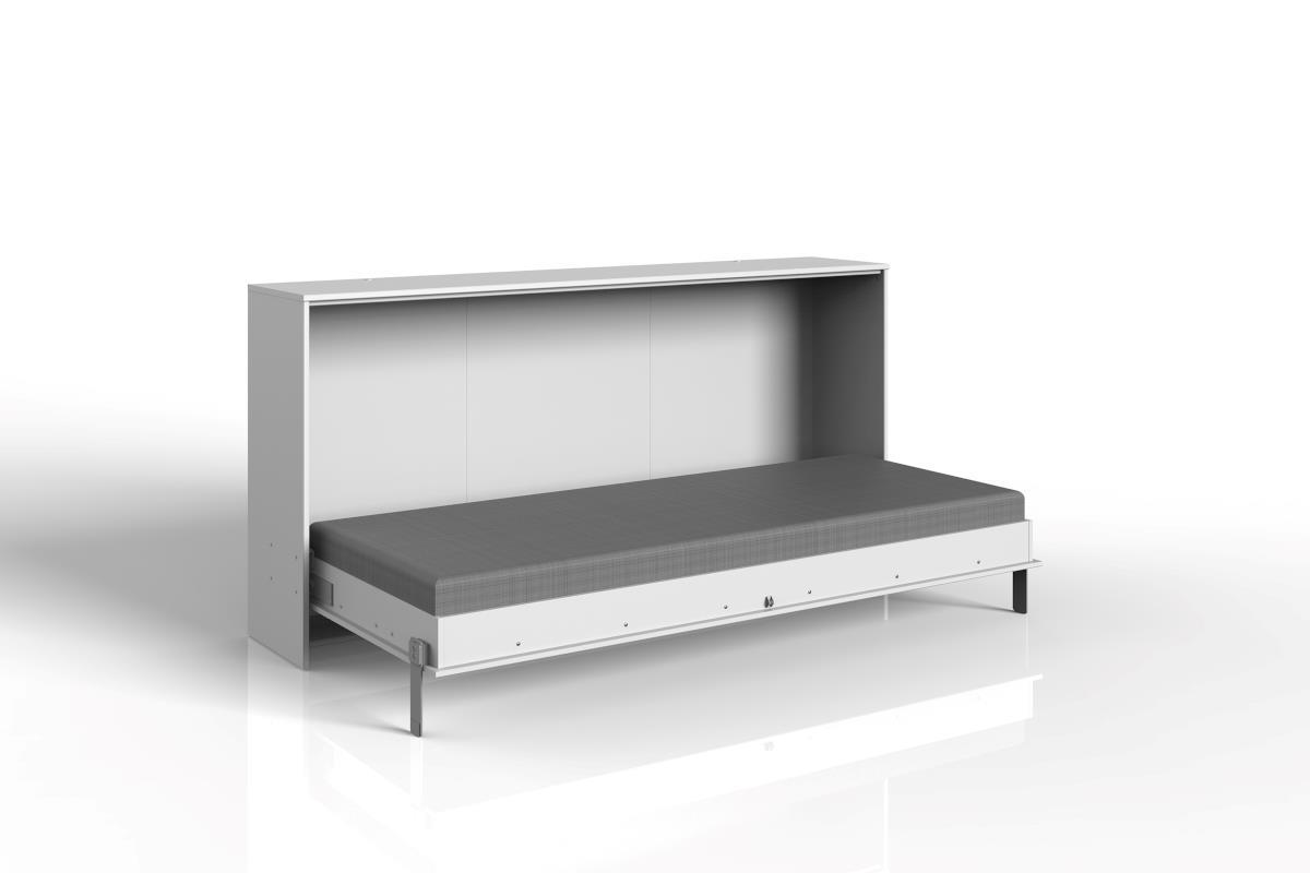 Juist Opklapbed Wit Horizontaal 90/200