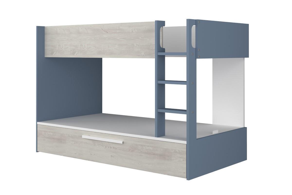 Jules stapelbed met slaaplade smokey blue