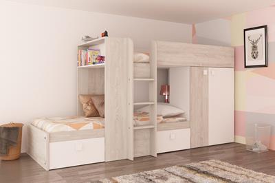 Maxim stapelbed cascina-wit