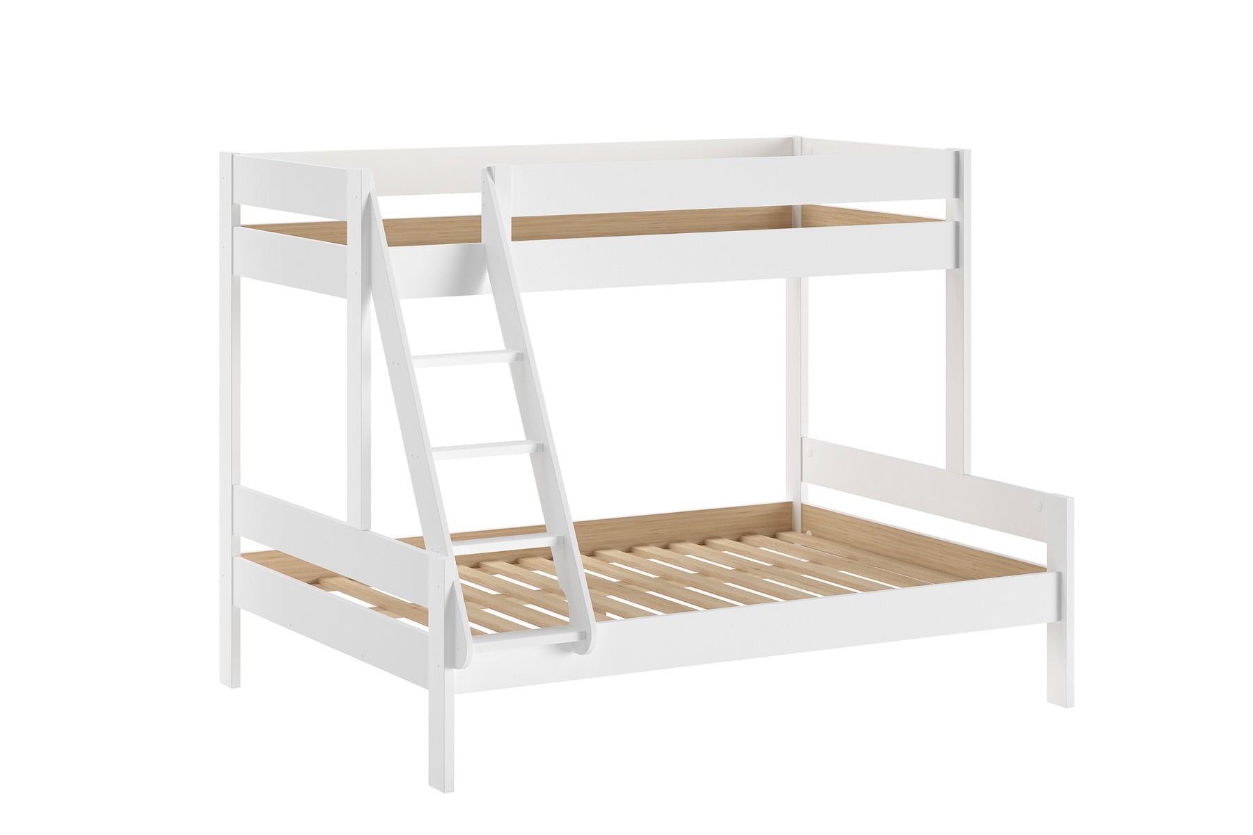 Primo 3-persoons Stapelbed Wit