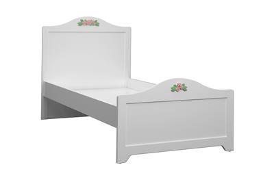 Bianca bed 90/200 incl. gestoffeerd hoofd -en voeteneind