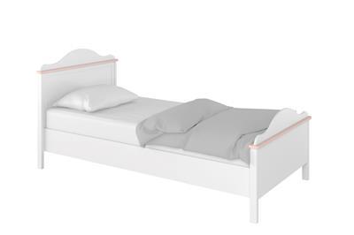 Luna Bed 90/200 Wit/Roze