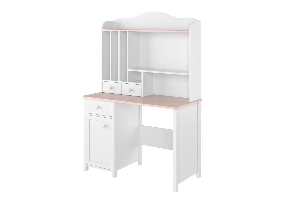 Luna Bureau Opzet Wit-Roze
