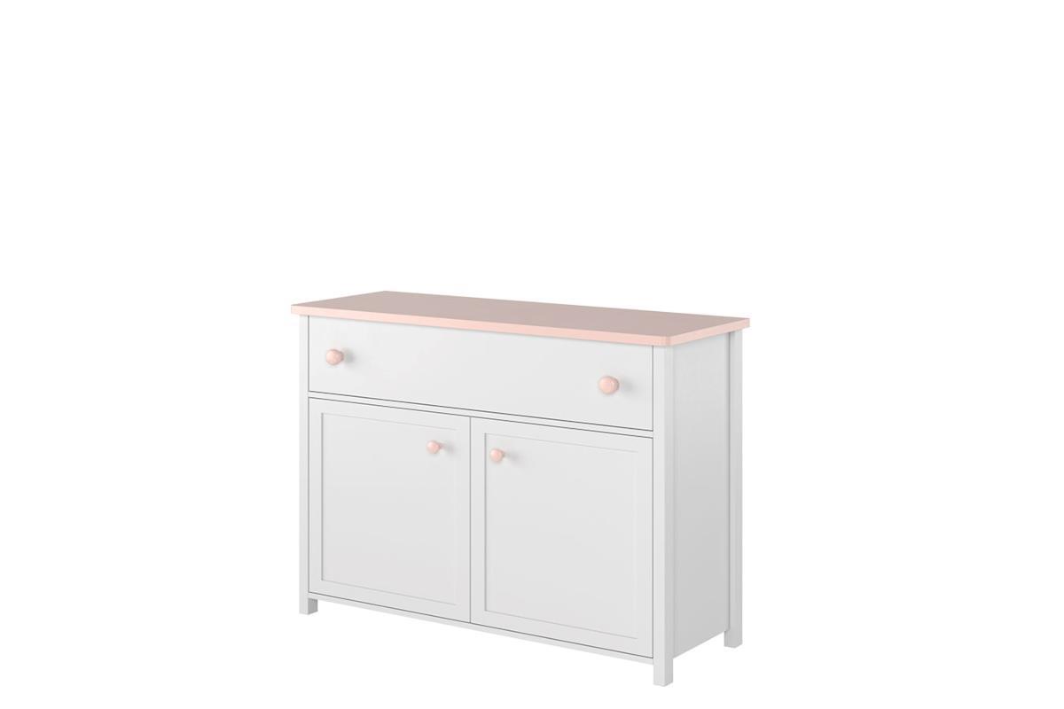 Luna Commode Wit/Roze