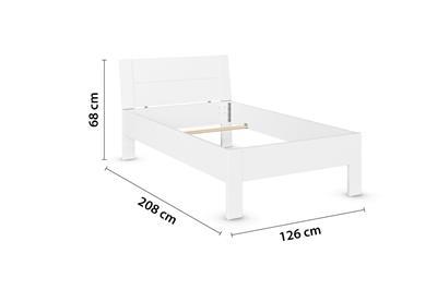 Allrounder Bed 120x200 Wit afmetingen