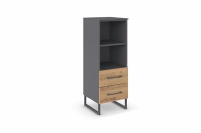 Butte Boekenkast met 2 laden