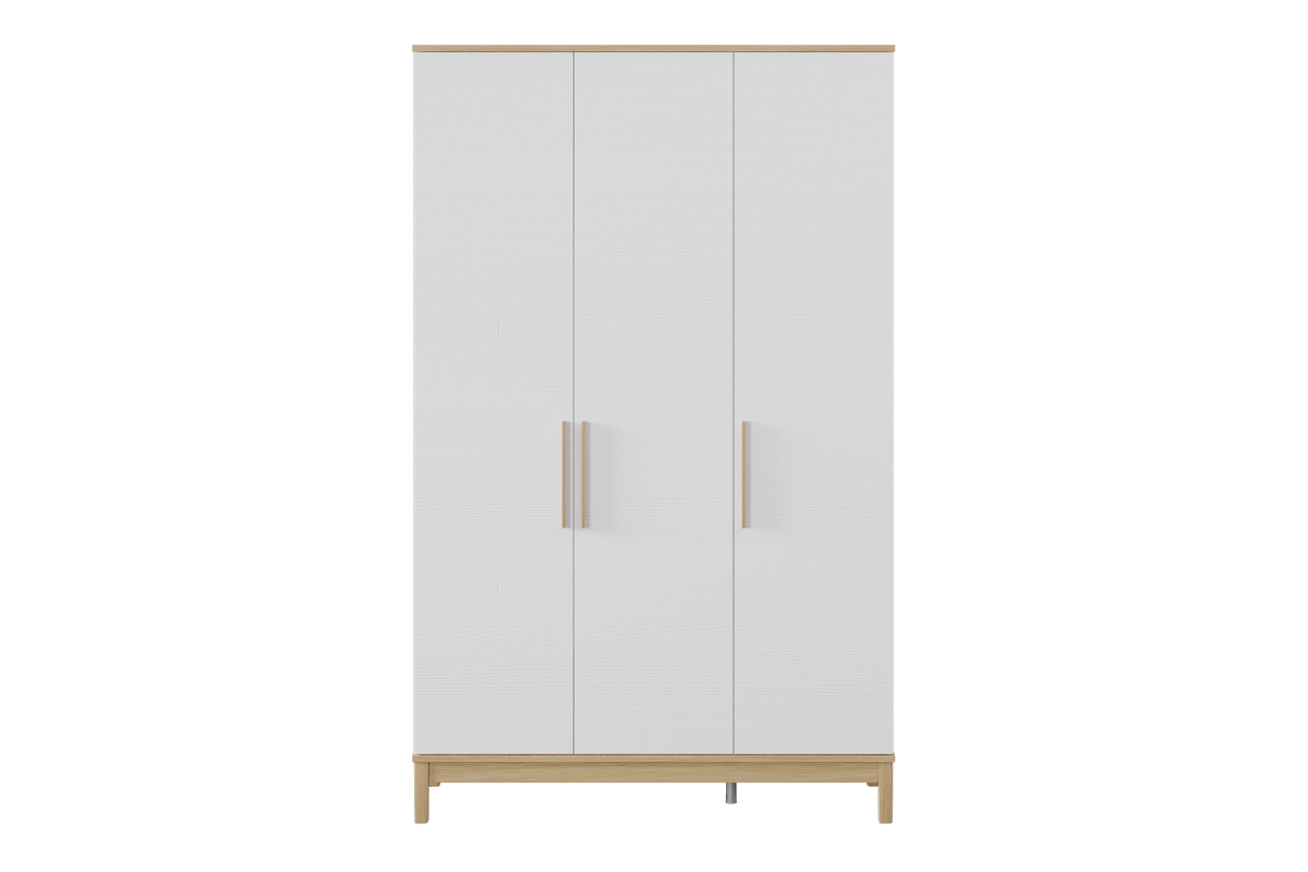 Etto 3-deurs Kledingkast vooraanzicht